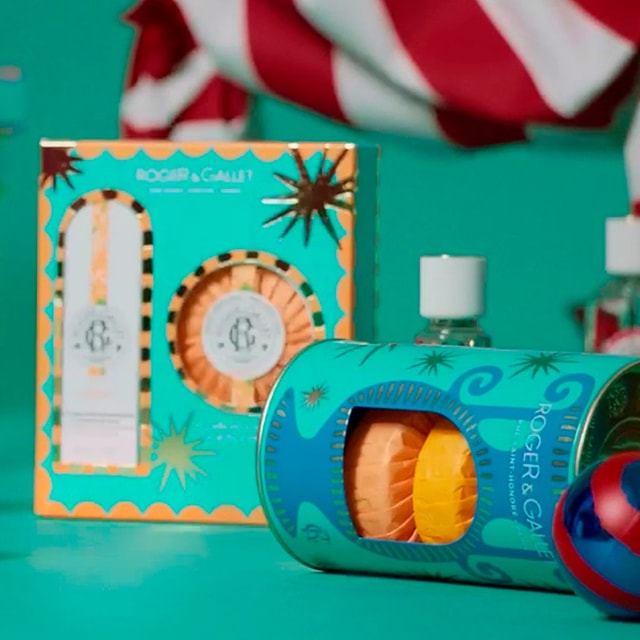 Cofre de Navidad 3 Jabones Beneficiosos Azul