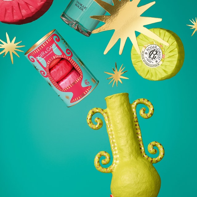 Cofre de Navidad 3 Jabones Beneficiosos Rojo