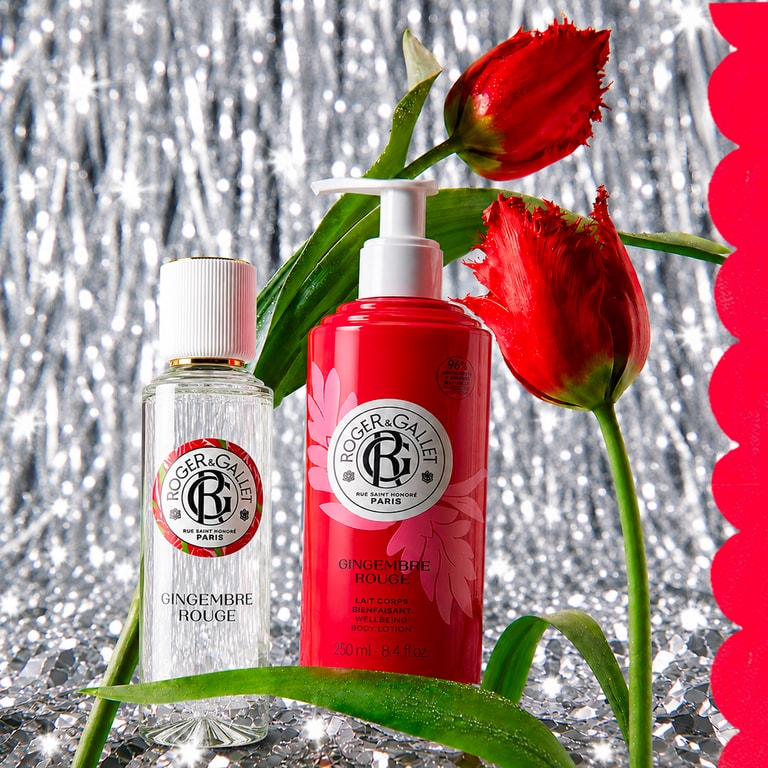 Gingembre Rouge Cofre de Navidad agua perfumada bienestar + leche corporal bienestar